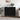 Bufet Stejar Negru 90 x 32,5 x 80 cm Lemn prelucrat
