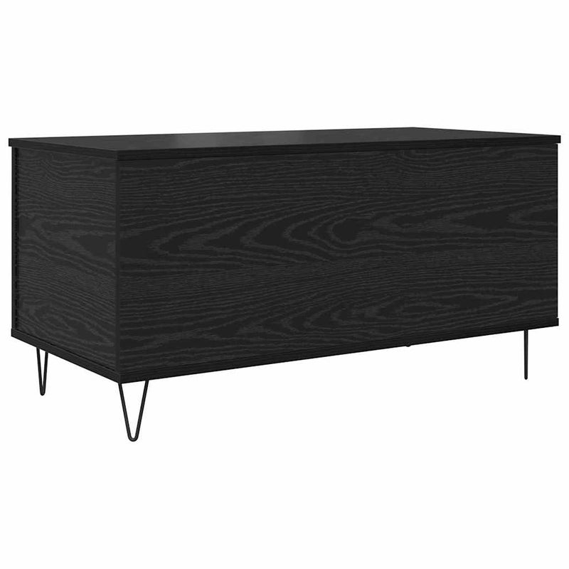 Masă de cafea Stejar negru 90 x 44.5 x 45 cm Lemn prelucrat