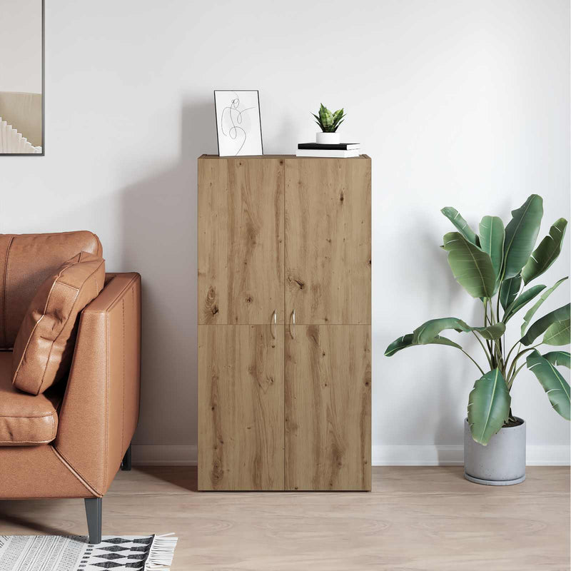 Dulap de birou Stejar Artizanal 60 x 32 x 115 cm Lemn prelucrat