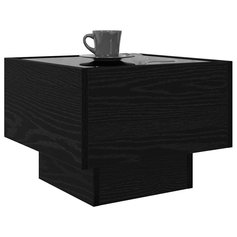 Masă de cafea Stejar negru 40 x 40 x 30 cm