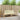Set de canapele de exterior Poliester Alb