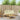 Set de canapele de exterior Poliester Alb