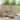 Set de canapele de exterior Poliester Alb
