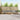 7 buc. Set de canapele de exterior Poliester Alb