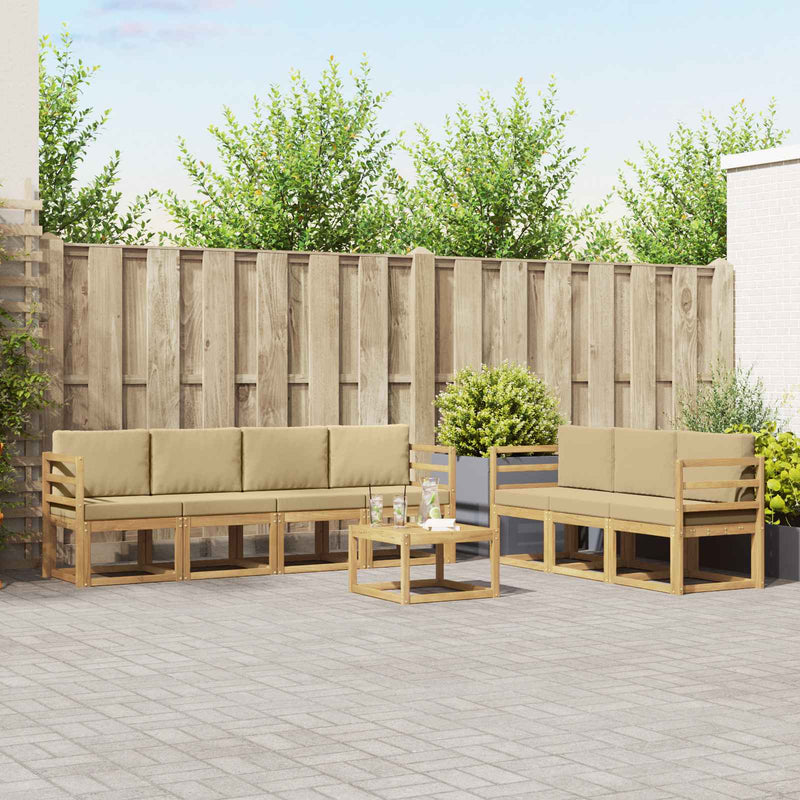 Set de canapele de exterior 7 buc.