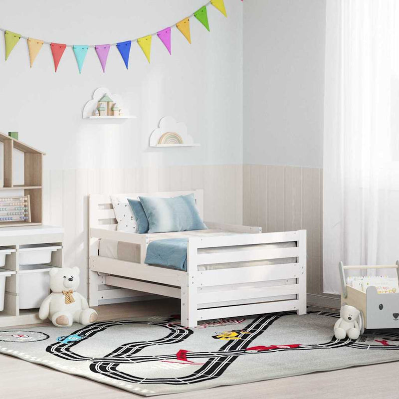 Cadru de pat cu headboard Alb 80 x 200 cm Lemn prelucrat
