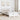 Cadru de pat cu raft Alb 120 x 190 cm Lemn masiv de pin