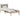 Cadru de pat Gri deschis 80 x 200 cm Lemn de pin masiv