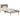 Cadru de pat Gri deschis 75 x 190 cm Lemn de pin masiv