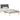 Cadru de pat cu tăblie tapițată cu headboard Maro 100 x 200 cm