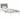 Cadru de pat cu tăblie tapițată cu headboard Alb 75 x 190 cm