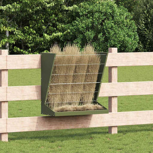 Feeder pentru Fân Verde măsliniu 71 x 33 x 70 cm 5 kg