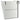 Feeder pentru Fân Suspendat Argintiu 61 x 33 x 66 cm 5 kg