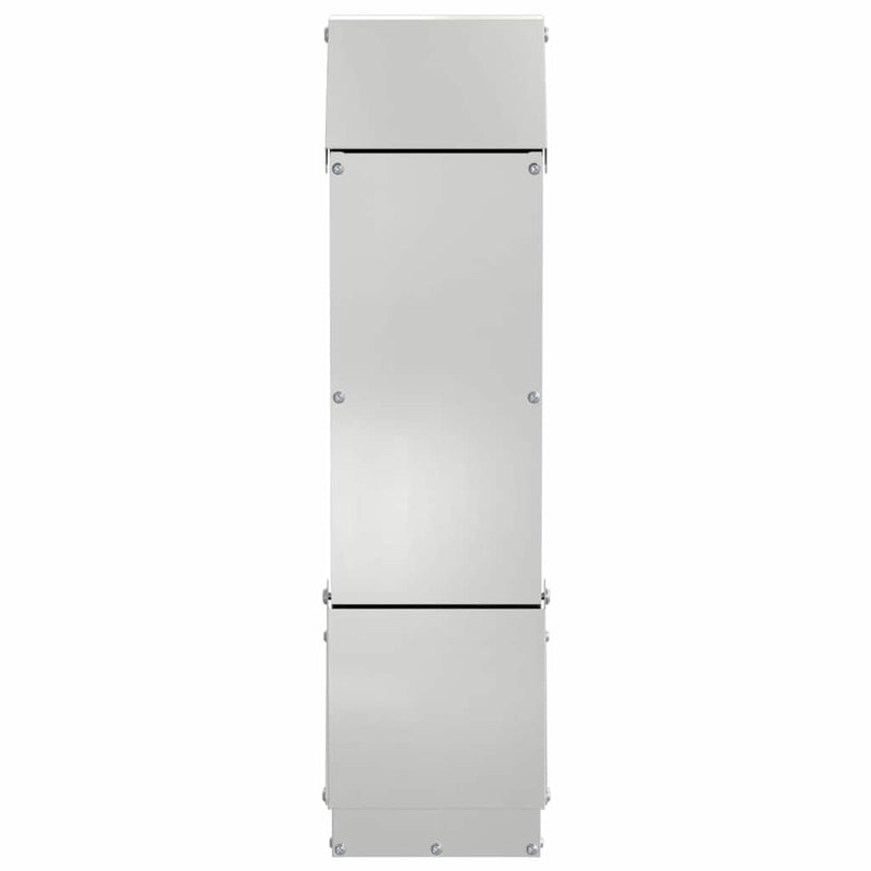 Feeder pentru pui Argintiu 13 x 12 x 51 cm Oțel Galvanizat