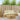 4 buc. Set de canapele de exterior Alb