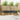 5 buc. Set de canapele de exterior Poliester Alb