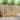 Set de canapele de exterior 4 buc. Alb Lemn Solid de Acacia