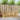 Set de canapele de exterior 4 buc. Alb Lemn Solid de Acacia