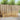 Set de canapele de exterior 4 buc. Alb Lemn Solid de Acacia