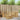 Set de canapele de exterior 5 buc. Alb Lemn Solid de Acacia