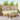 Set de canapele de exterior 7 buc. Poliester