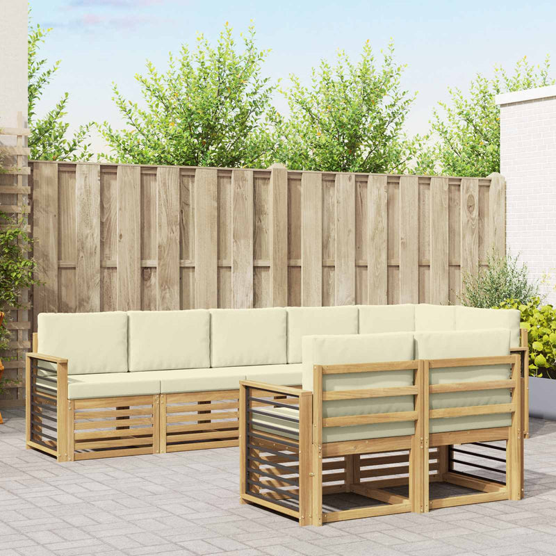 Set de canapele de exterior 8 buc. Poliester