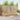 Set de canapele de exterior 6 buc. Alb Lemn Solid de Acacia