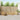 Set de canapele de exterior 11 buc. Alb Lemn Solid de Acacia
