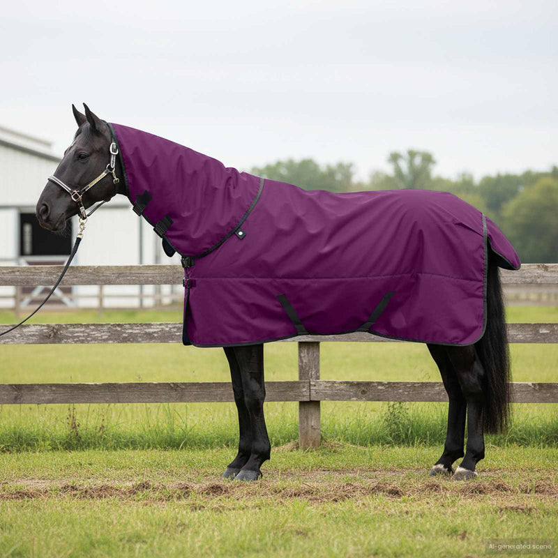 Pătură pentru cai Violet complet 95 cm Poliester