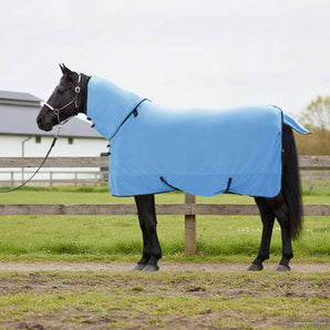 Pătură pentru cai Aqua complet 155 cm Fleece din poliester