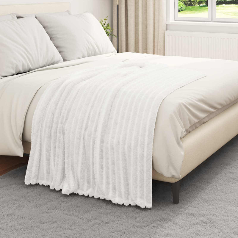 Pătură Alb 150 x 130 cm 0.45 kg Molton