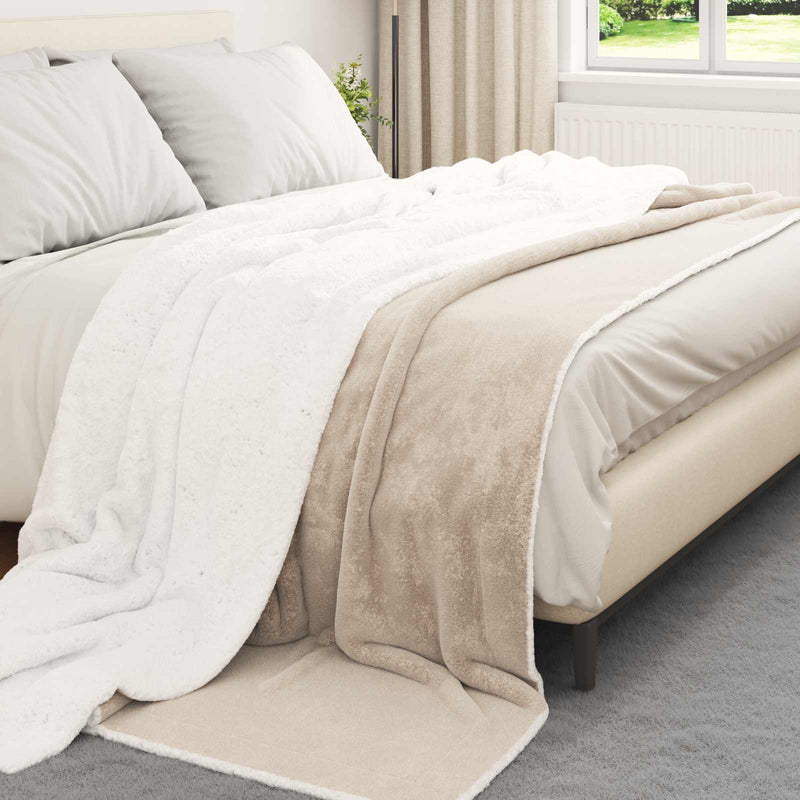 Pătură Bej 240 x 270 cm 3.17 kg Molton