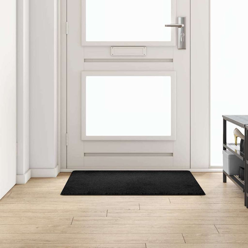 Runner din covor Negru 100 x 100 cm 100% Polipropilenă Tuft
