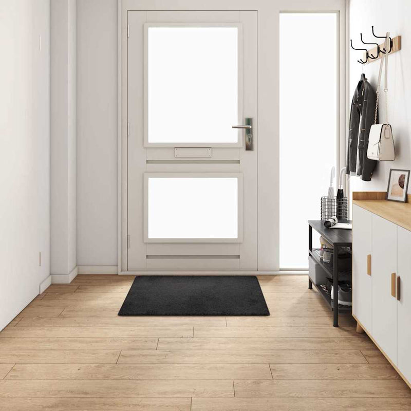 Runner din covor Negru 100 x 100 cm 100% Polipropilenă Tuft
