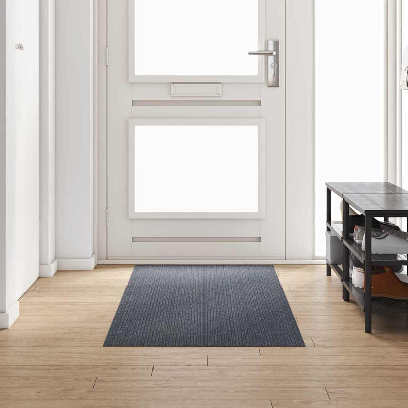 Runner din covor Gri 80 x 250 cm țesătură