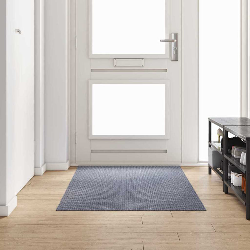 Runner din covor Gri deschis 100 x 100 cm țesătură