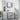 Set de mobilier pentru baie 4 buc. Gri din beton