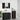 Set de mobilier pentru baie 3 buc. Negru 76,5 x 35 x 64 cm