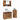 Set de mobilier pentru baie 3 buc. Lemn Vechi