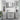 Set de mobilier pentru baie 5 buc. Gri din beton