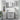 Set de mobilier pentru baie 5 buc. Gri din beton