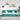 Cadru de pat colțar cu headboard Turcoaz 80 cm x 200 cm Catifea