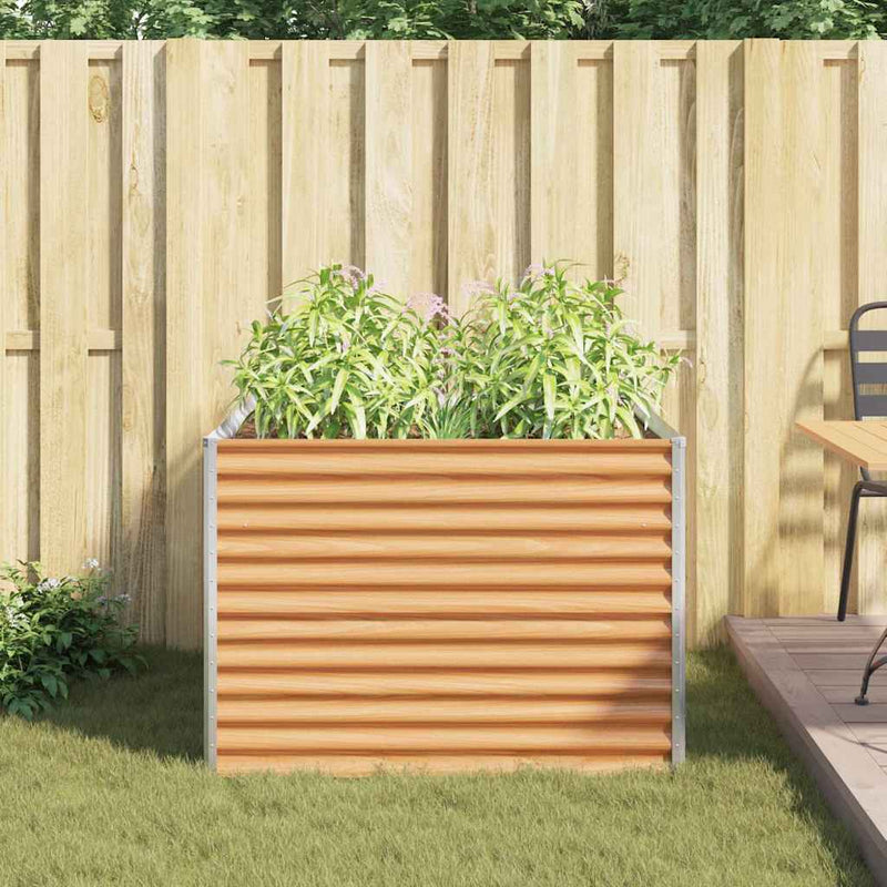 Strat înălțat de grădină Maro deschis 98 x 100 x 68 cm