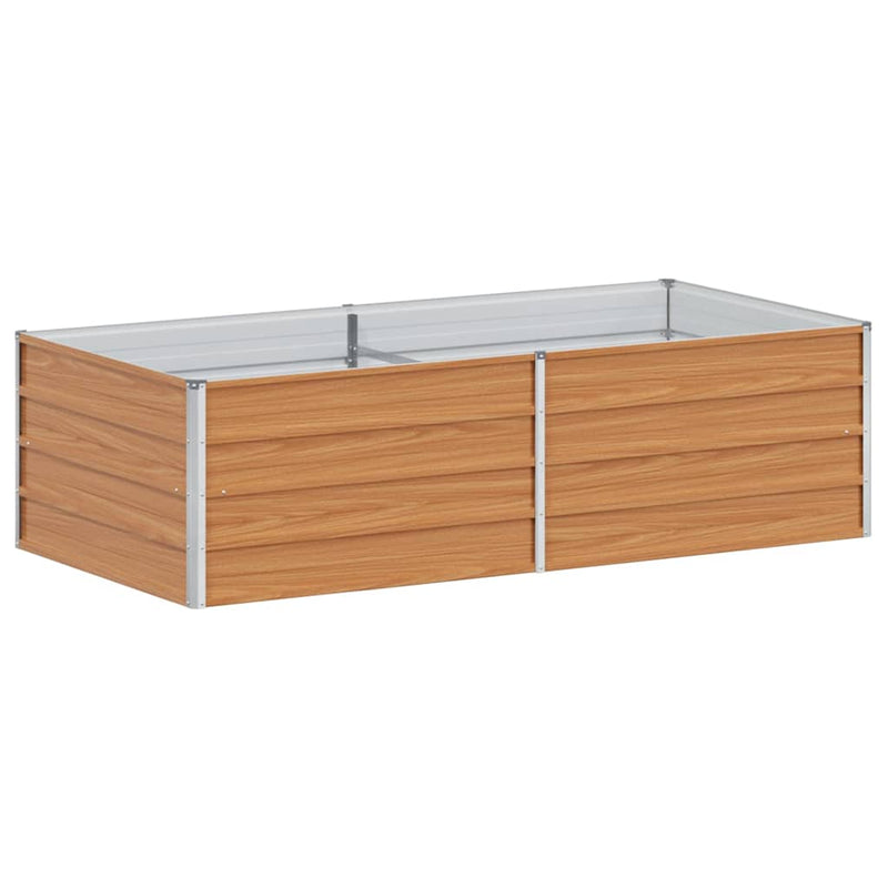 Strat înălțat de grădină Maro deschis 160 x 80 x 45 cm