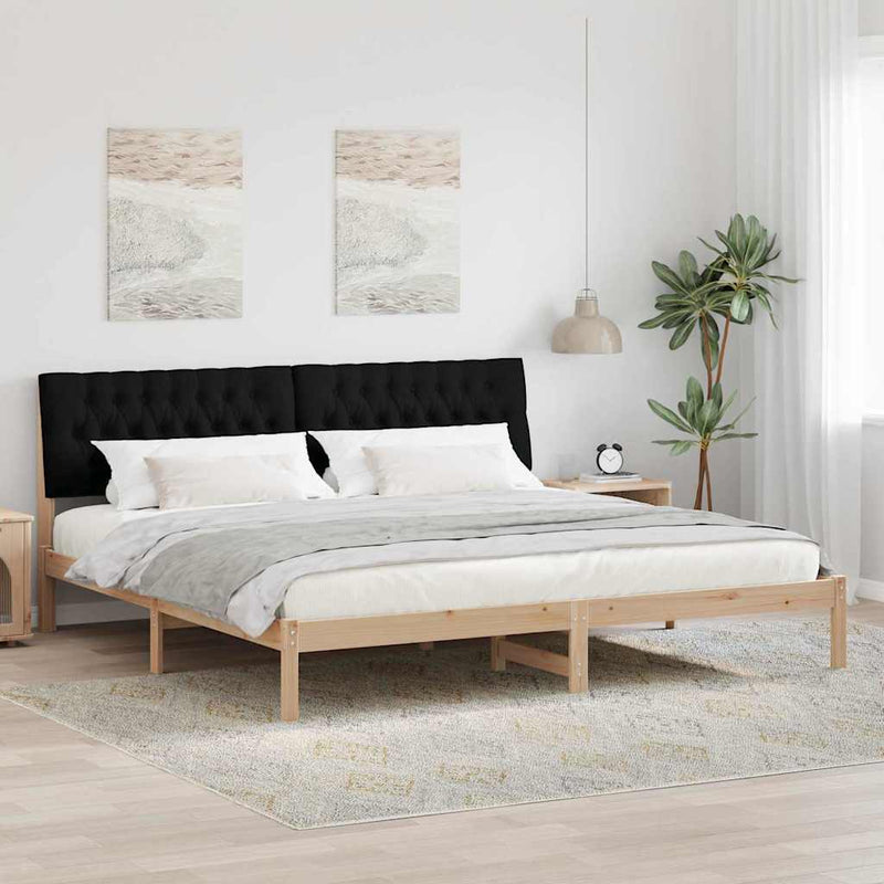 Cadru de pat cu tăblie tapițată cu headboard Maro 200 x 200 cm