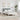 Cadru de pat cu tăblie tapițată cu headboard Alb 150 x 200 cm