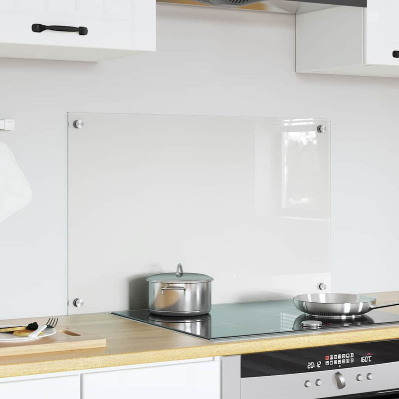 Panou de bucătărie Transparent 80 x 50 cm sticlă securizată