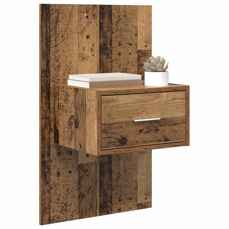 Dulap de noapte 2 buc. Lemn vechi 50 x 32,5 x 80cm