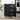 Dulap de noapte Stejar Negru 40 x 40 x 66 cm Lemn prelucrat