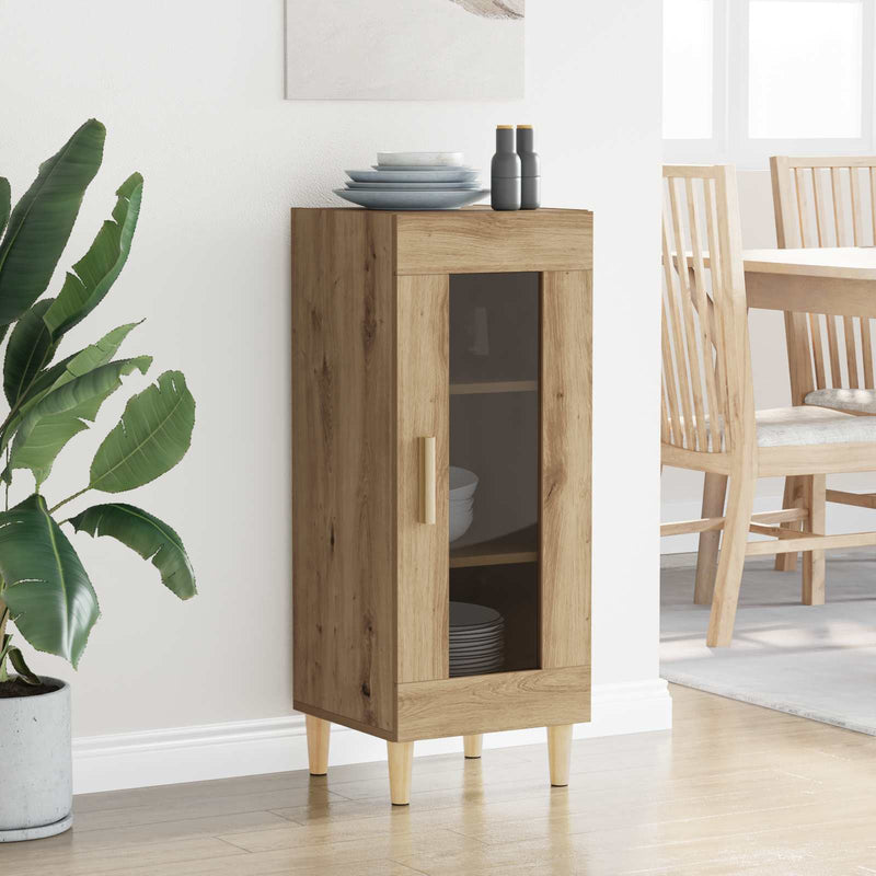 Bufet Stejar Artizanal 34.5 x 32.5 x 90 cm Lemn prelucrat